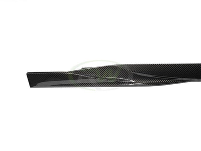 RW Carbon BMW i4 G26 Dry Carbon Fiber Side Skirt Extensions-Exterior-Silicon Valley Bimmer