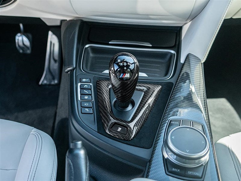 RW Carbon Carbon Fiber Alcantara Shift Console Trim BMW F8x-Interior-Silicon Valley Bimmer