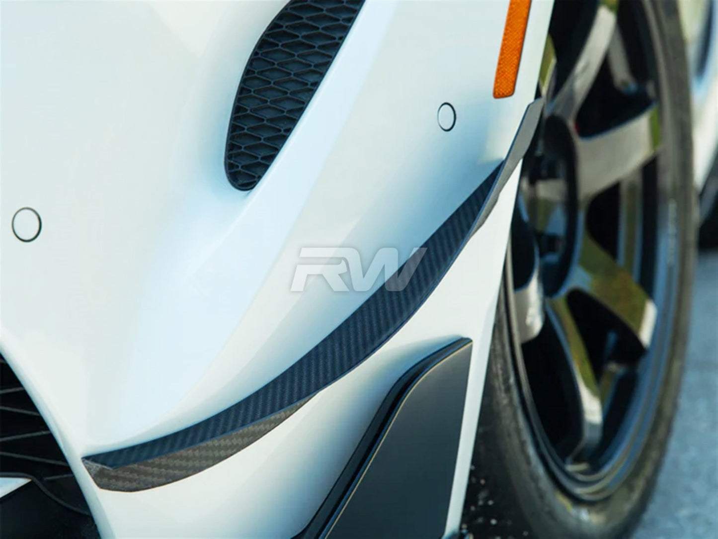 RW Carbon Toyota Supra A90 Carbon Fiber Canards-Exterior-Silicon Valley Bimmer