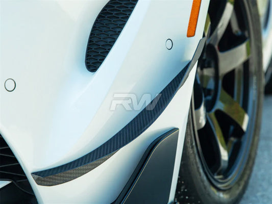 RW Carbon Toyota Supra A90 Carbon Fiber Canards-Exterior-Silicon Valley Bimmer