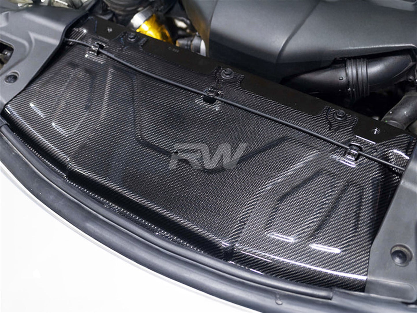 RW Carbon Toyota Supra A90 Carbon Fiber Cooling Shroud-Exterior-Silicon Valley Bimmer