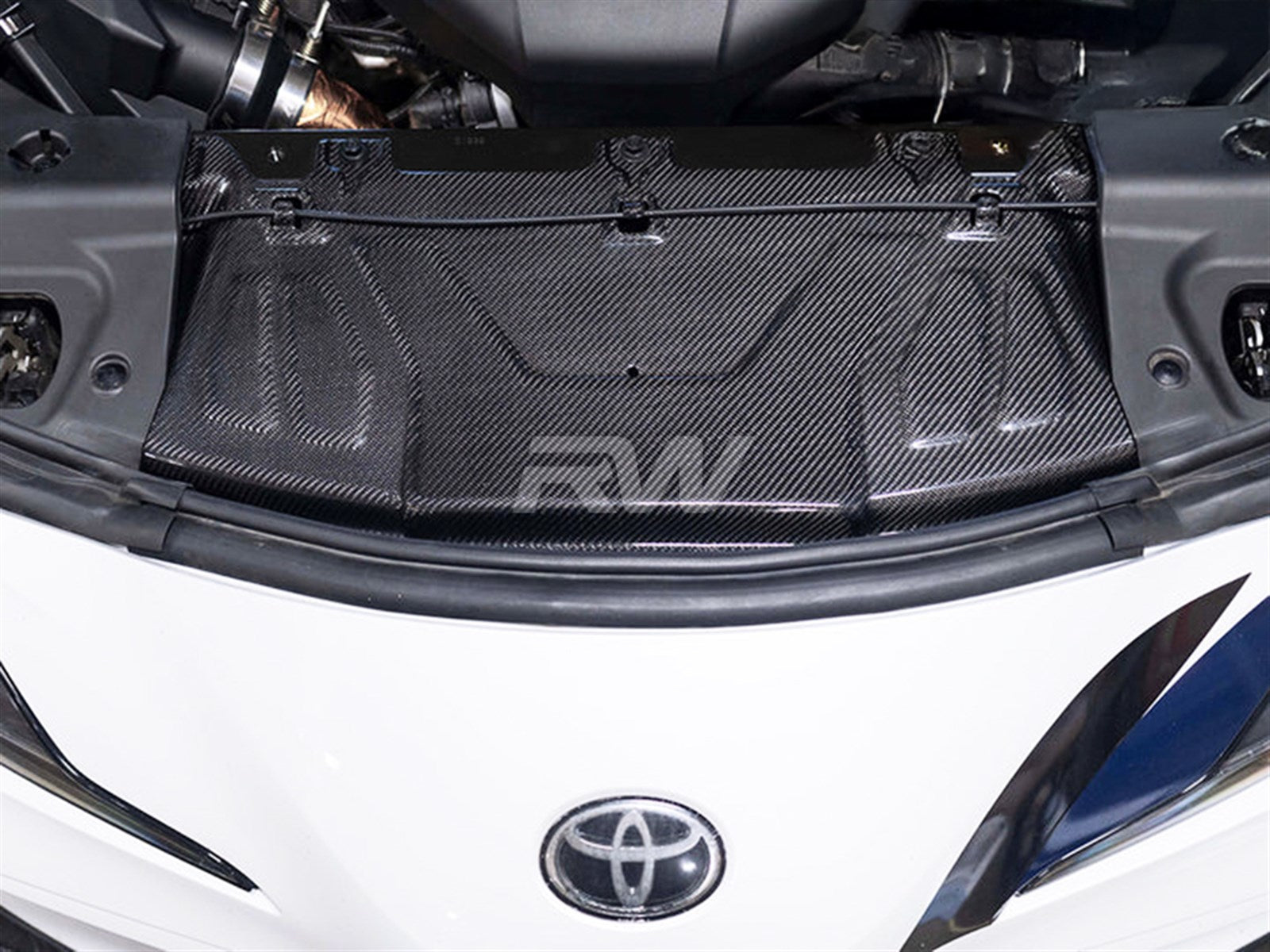 RW Carbon Toyota Supra A90 Carbon Fiber Cooling Shroud-Exterior-Silicon Valley Bimmer