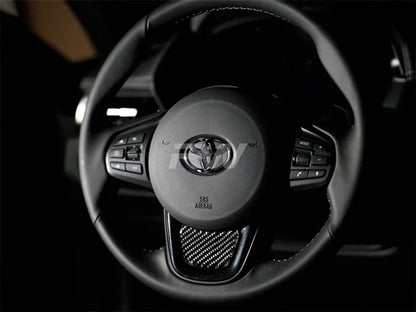 RW Carbon Toyota Supra A90 Carbon Fiber Steering Wheel Trim-Interior-Silicon Valley Bimmer