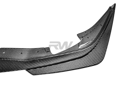 RW Carbon Toyota Supra Carbon Fiber Front Lip Spoiler-Exterior-Silicon Valley Bimmer