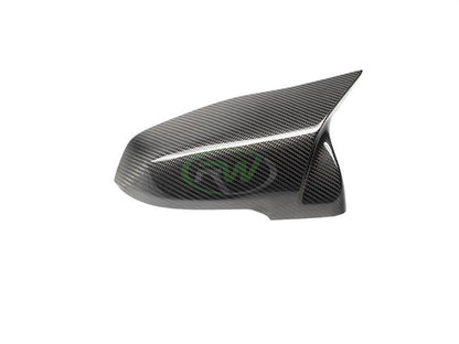 RW Carbon Toyota Supra M Style Carbon Fiber Mirror Caps-Exterior-Silicon Valley Bimmer