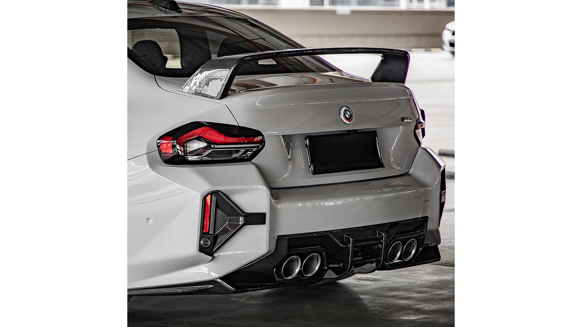 NWCarbon Haus G87 SQ Dry Carbon Fiber Rear Bumper Trim
