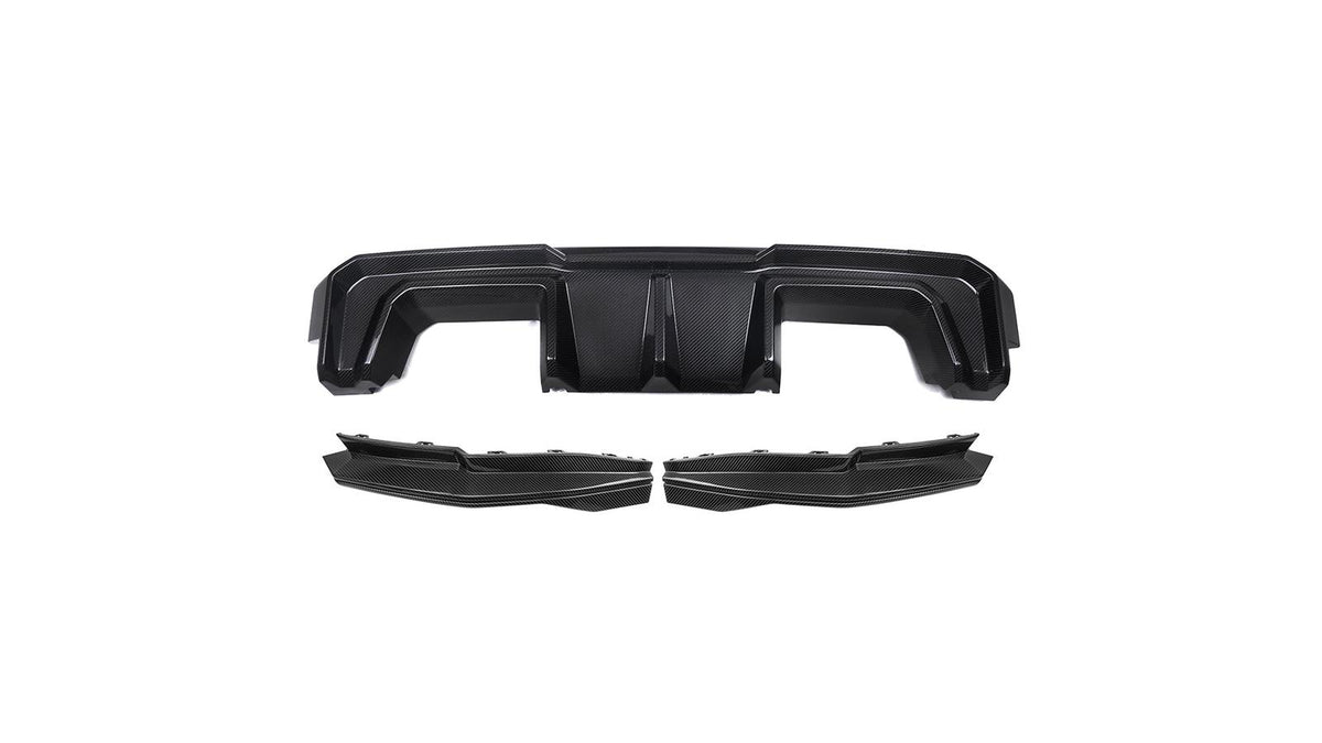 NWCarbon Haus G8X SQ-B Style Dry Carbon Fiber Rear Diffuser Set