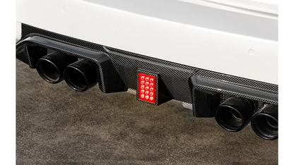 NWCarbon Haus M2 G87 SQ-C Style Dry Carbon Fiber Rear Diffuser With Brake Light