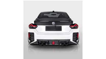 NWCarbon Haus M2 G87 SQ-C Style Dry Carbon Fiber Rear Diffuser With Brake Light