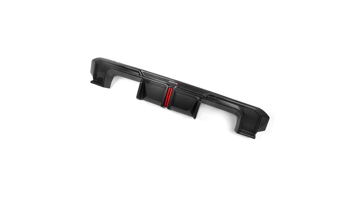NWCarbon Haus G8X SQ Style Carbon Fiber Diffuser With Brake Light/Splitters Combo