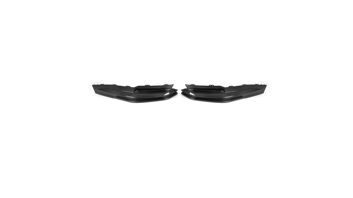 NWCarbon Haus G8X SQ Style Carbon Fiber Diffuser With Brake Light/Splitters Combo