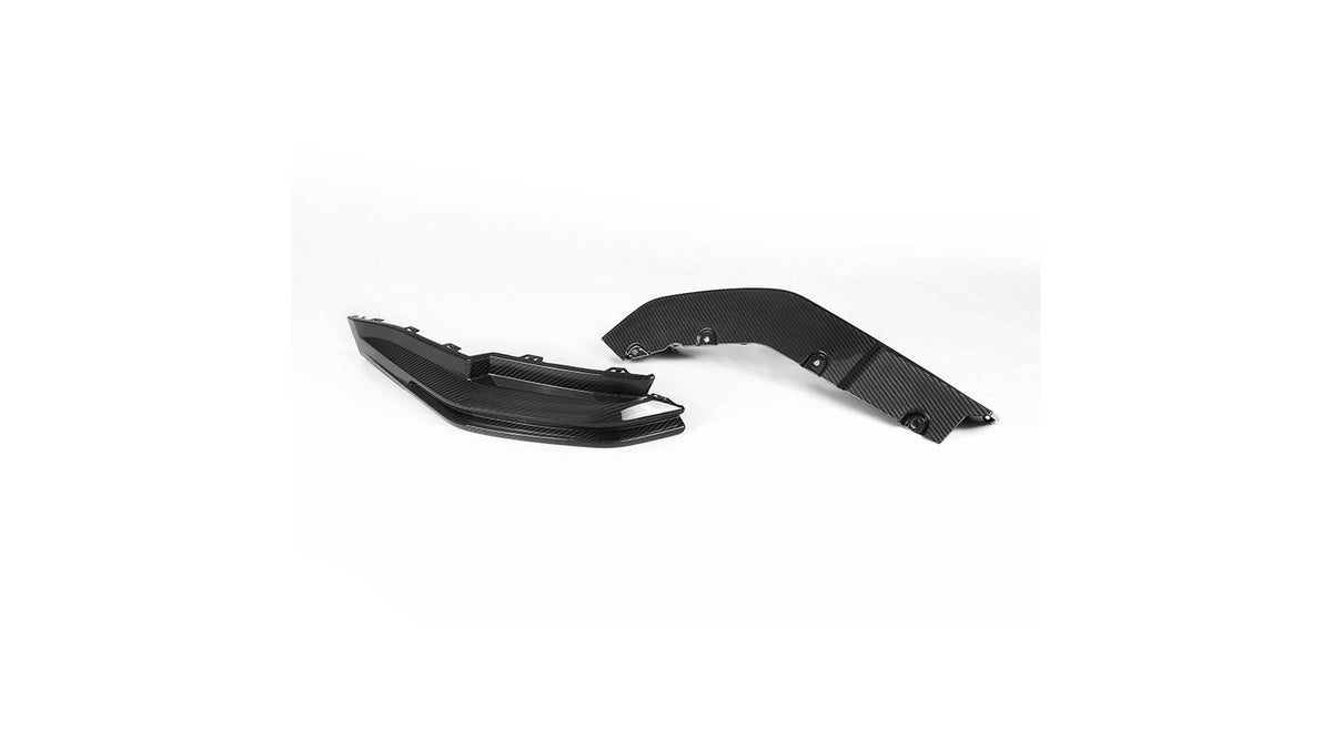 NWCarbon Haus G8X SQ Style Carbon Fiber Diffuser With Brake Light/Splitters Combo
