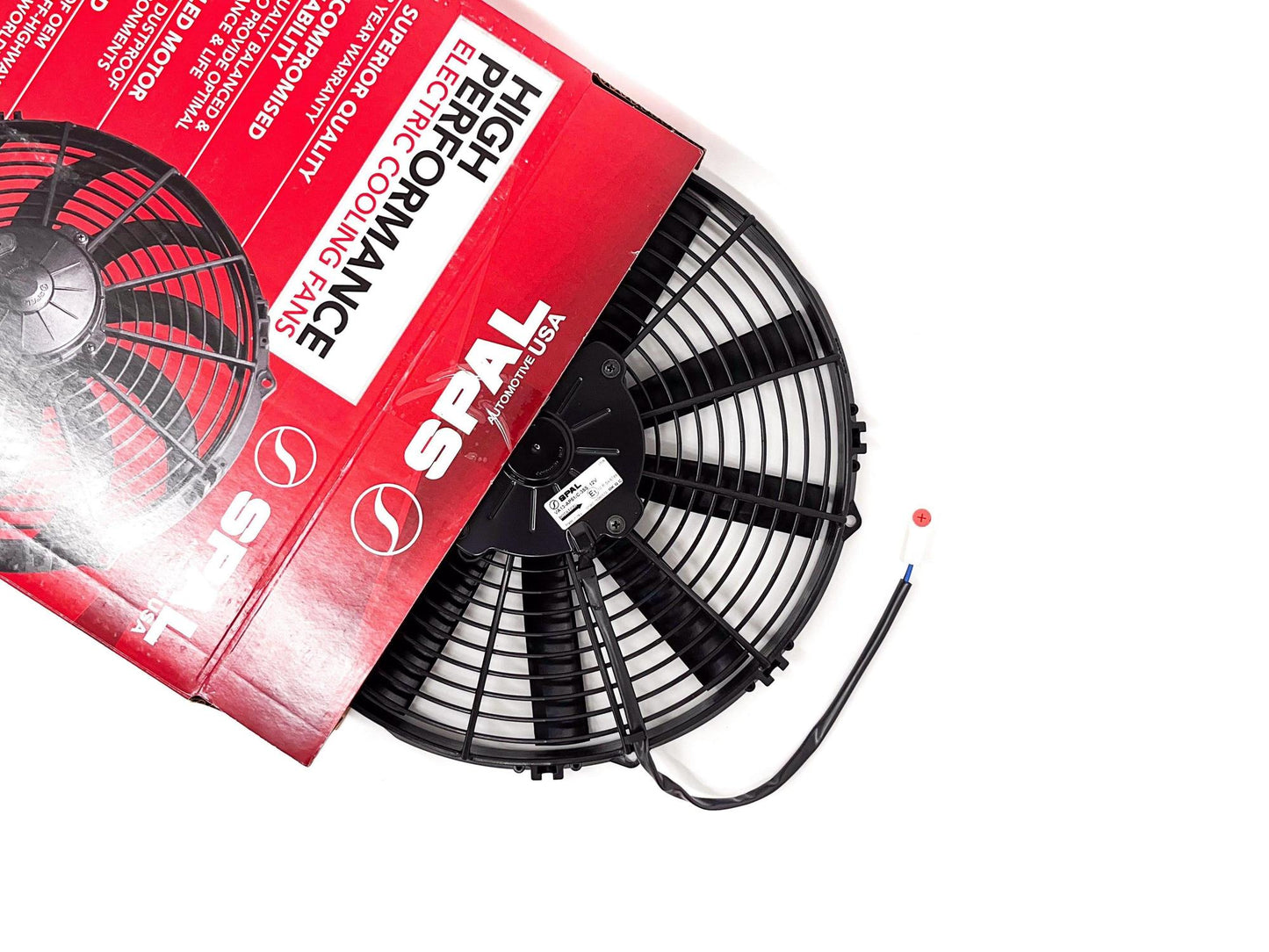 SPAL 13" Auxiliary Pusher Fan (straight blade)-Air Conditioning-Silicon Valley Bimmer
