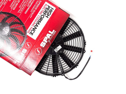 SPAL 13" Auxiliary Pusher Fan (straight blade)-Air Conditioning-Silicon Valley Bimmer