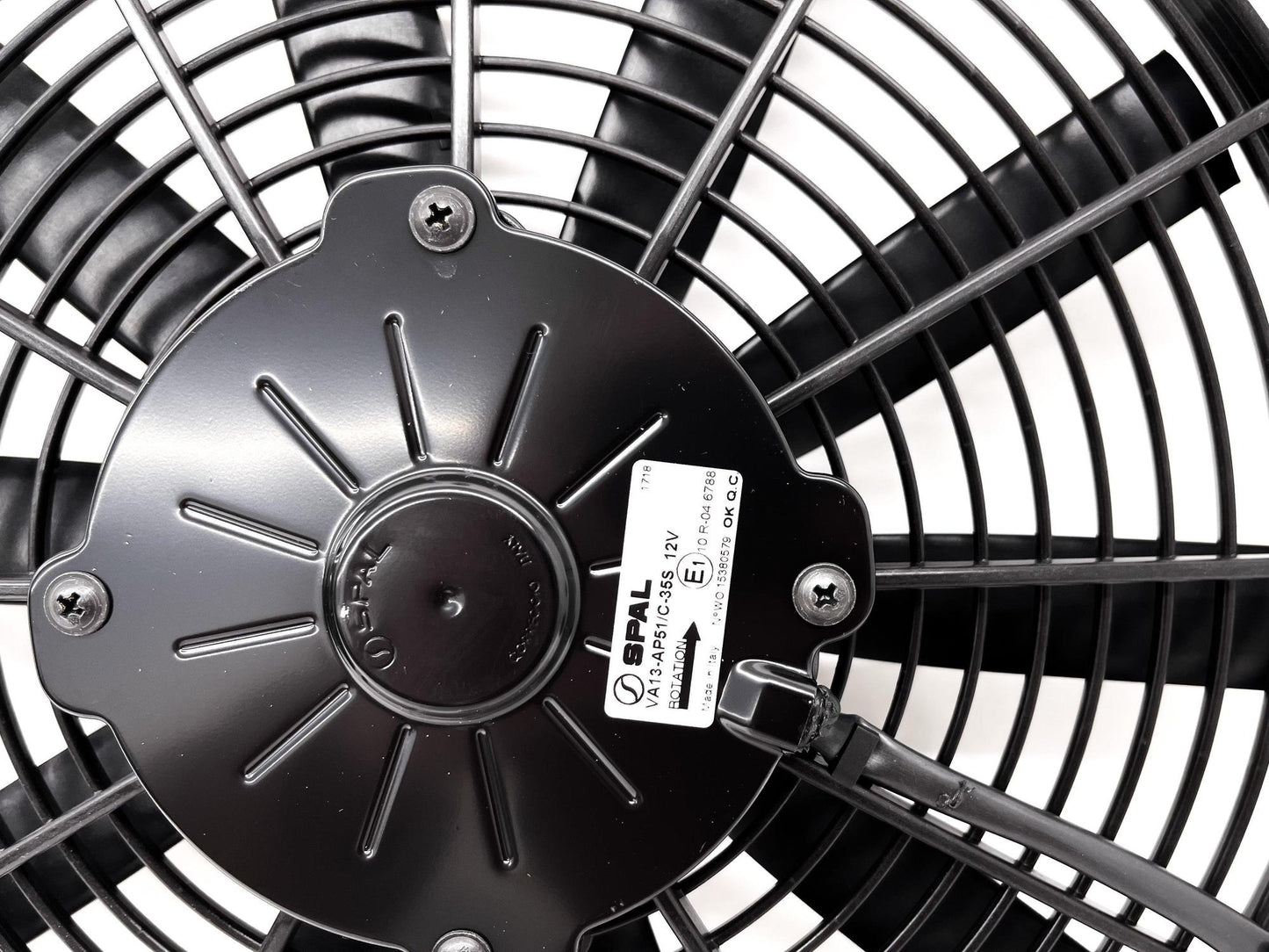 SPAL 13" Auxiliary Pusher Fan (straight blade)-Air Conditioning-Silicon Valley Bimmer