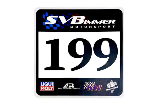 SVBimmer Motorsport Track Number Magnet Door Cards-Lifestyle-Silicon Valley Bimmer
