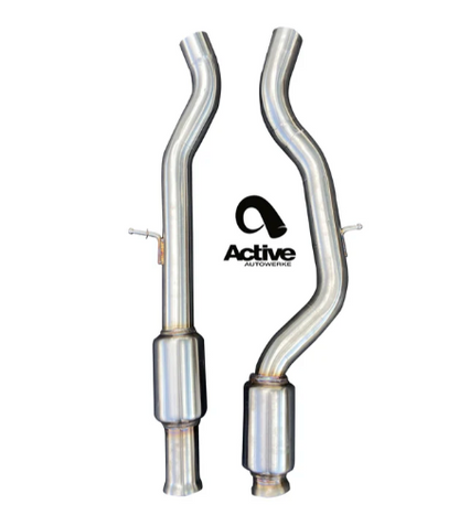 Active Autowerke Equal Length Mid Pipe for F8X BMW M3 & M4 Gen 2 (US Patent 11248511, UK and EU patent 3882441)