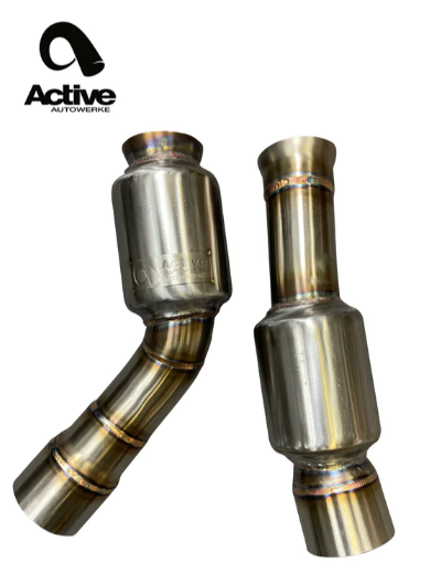 Active Autowerke Equal Length Mid Pipe for F8X BMW M3 & M4 Gen 2 (US Patent 11248511, UK and EU patent 3882441)