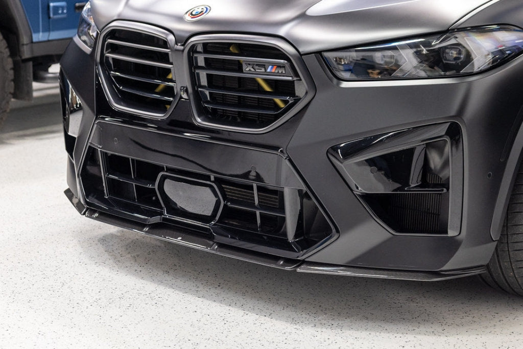 Sterckenn F95 X5M LCI Carbon Front Splitter Set-Exterior-Silicon Valley Bimmer