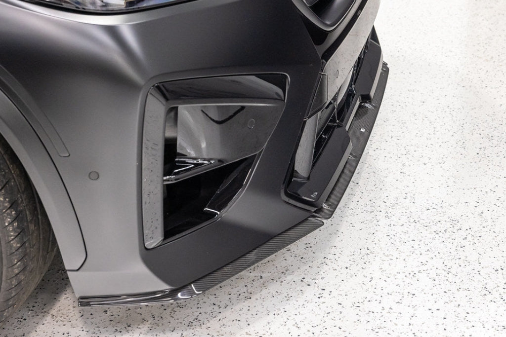 Sterckenn F95 X5M LCI Carbon Front Splitter Set-Exterior-Silicon Valley Bimmer
