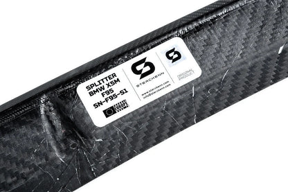 Sterckenn F95 X5M Pre-LCI Carbon Front Splitter Set-Exterior-Silicon Valley Bimmer