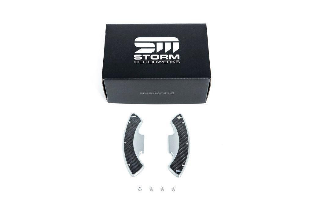 Storm Motorwerks E9X M3 Illuminated DCT Shift Paddle Set-Interior-Silicon Valley Bimmer