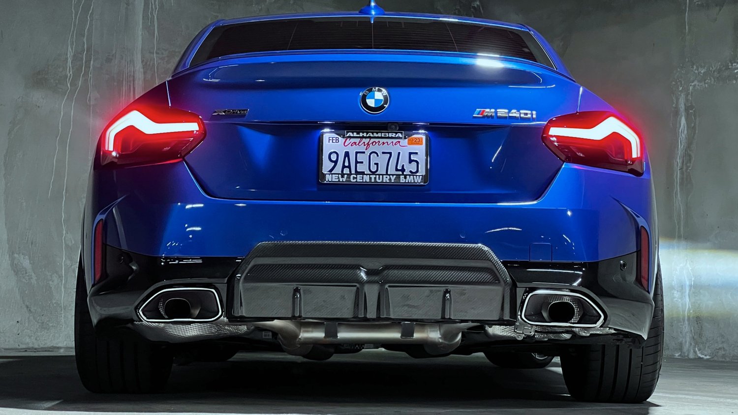 Stradale Design BMW G42 2-Series M Performance Style Rear Diffuser-Exterior-Silicon Valley Bimmer