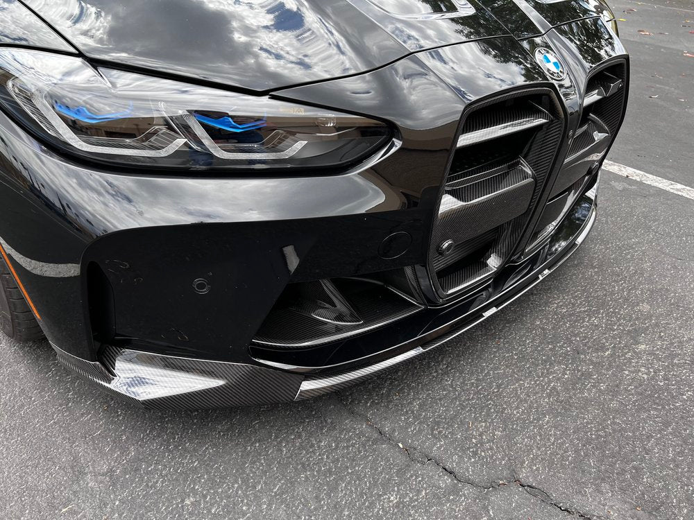 Stradale M Style BMW M3 / M4 (G8X) Front Splitter-Exterior-Silicon Valley Bimmer