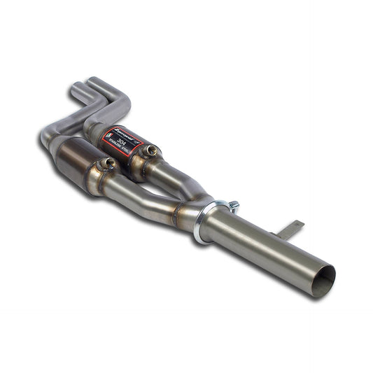 Supersprint 5 Series (E39) Front Exhaust With Metallic Catalytic Converter Right + Left-Exhaust-Silicon Valley Bimmer