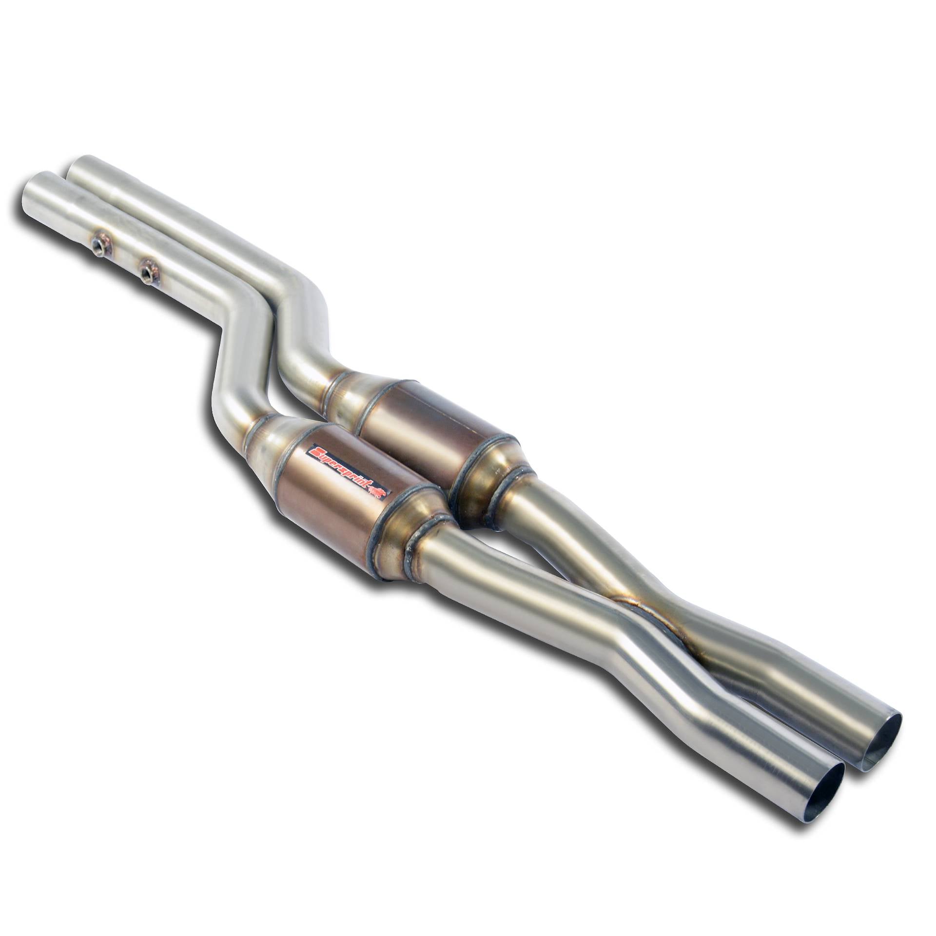 Supersprint BMW 3 Series E30 Front "X-Pipe" With Metallic Catalytic Converter Right + Left-Exhaust-Silicon Valley Bimmer