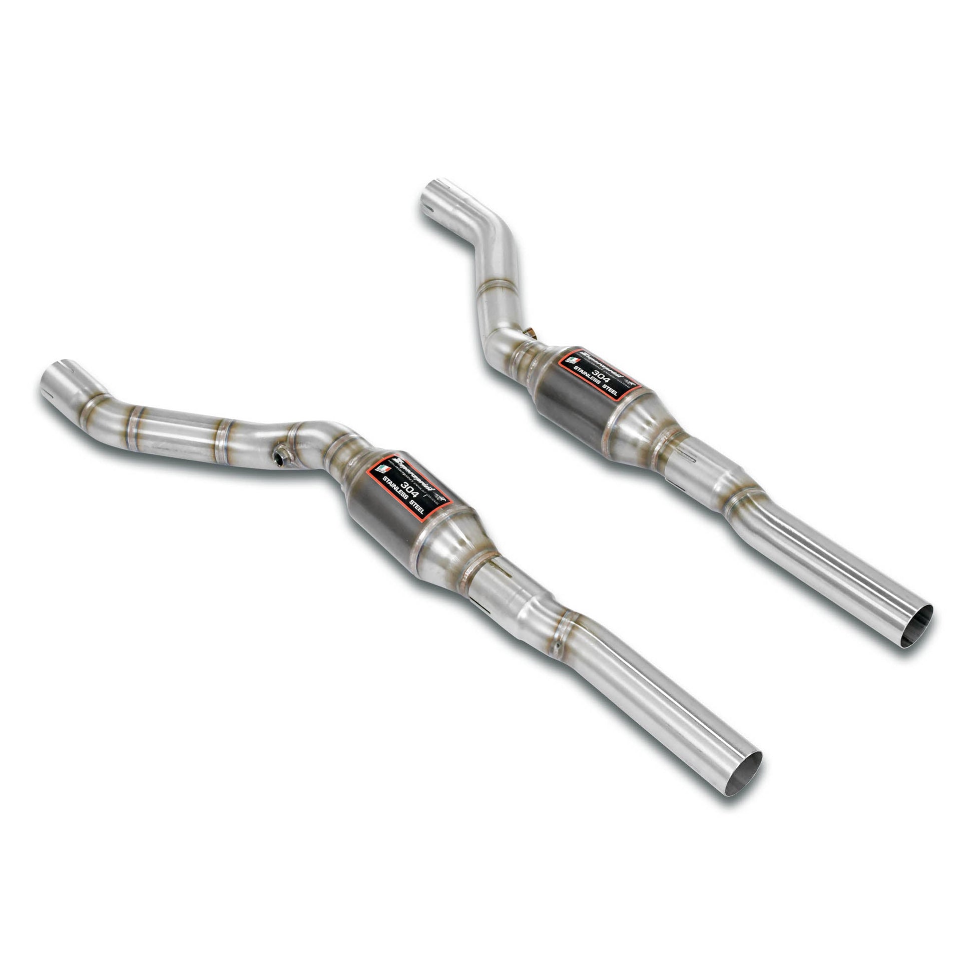 Supersprint BMW 3 Series E30 S62 / M6X Front Exhaust With Metallic Catalytic Converter Right + Left-Exhaust-Silicon Valley Bimmer