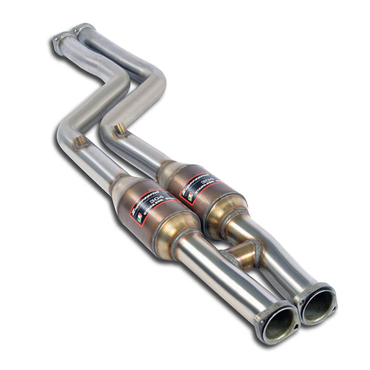 Supersprint BMW 3 Series E36 Front Exhaust "H-Pipe" With Metallic Catalytic Converter Right + Left-Exhaust-Silicon Valley Bimmer