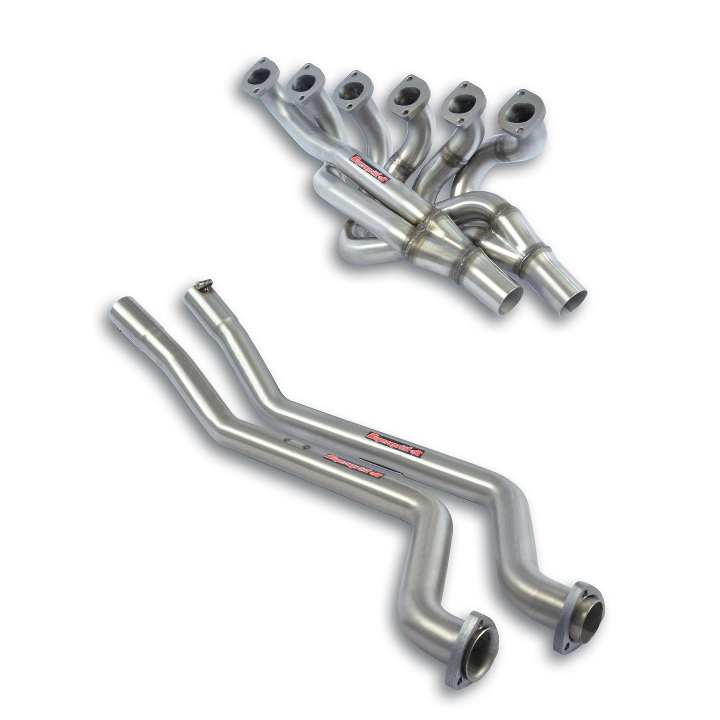 Supersprint BMW 5 Series E12 Manifold + Connecting Pipes 100% Stainless Steel(LHD)For The Stock Centre Muffler-Exhaust-Silicon Valley Bimmer