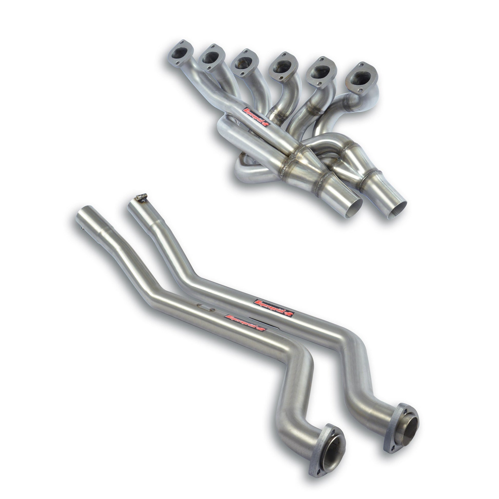 Supersprint BMW 5 Series E12 Manifold + Connecting Pipes 100% Stainless Steel(LHD)For The Stock Centre Muffler-Exhaust-Silicon Valley Bimmer