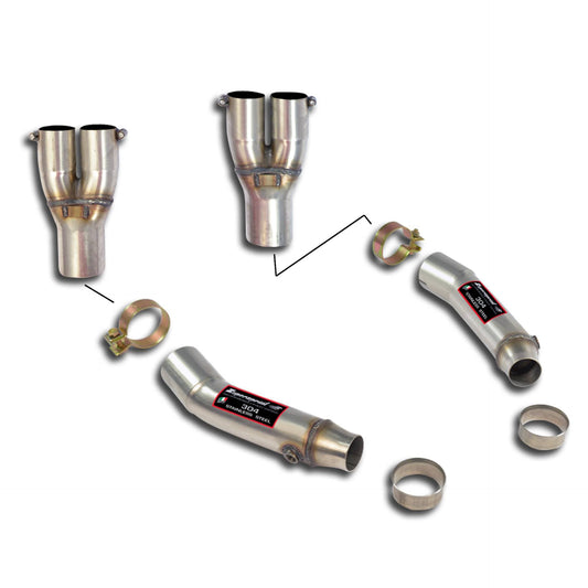 Supersprint BMW 5 Series E34 Connecting Pipe Kit "Y-Pipe" Right + Left-Exhaust-Silicon Valley Bimmer