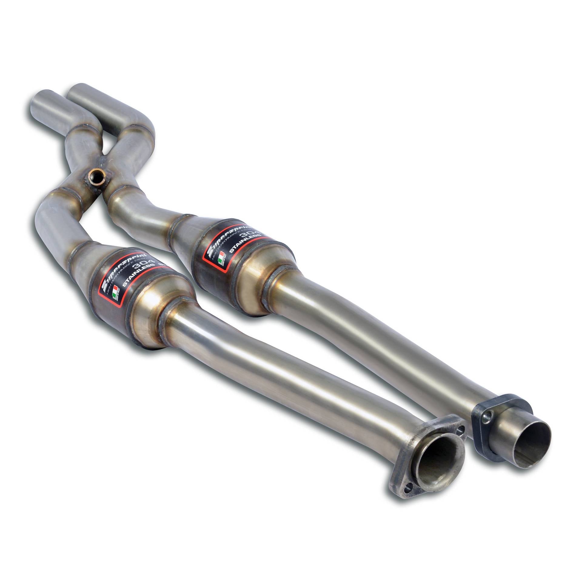 Supersprint BMW 6 Series E24 (E28 chassis) Front Metallic Catalytic Converter Right - Left + "X-Pipe"-Exhaust-Silicon Valley Bimmer