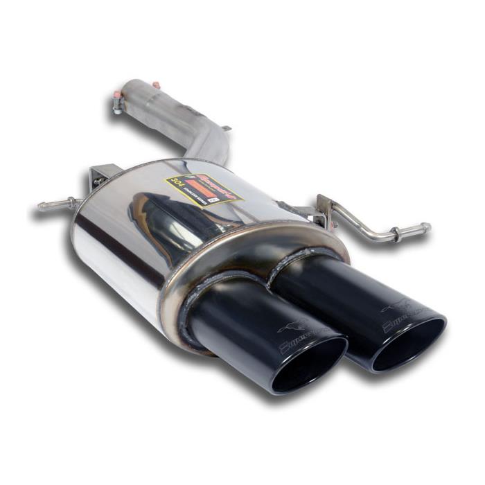 Supersprint BMW 6 Series (F12 / F13) Rear exhaust Left 100x75 "Gun Metal Grey"-Exhaust-Silicon Valley Bimmer