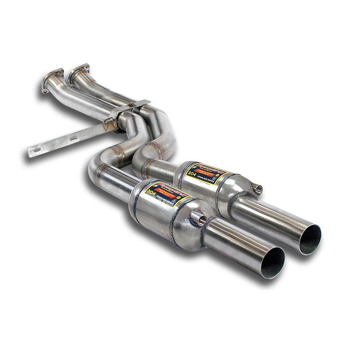 Supersprint BMW E39 Front Exhaust With Metallic Catalytic Converter Right + Left-Exhaust-Silicon Valley Bimmer