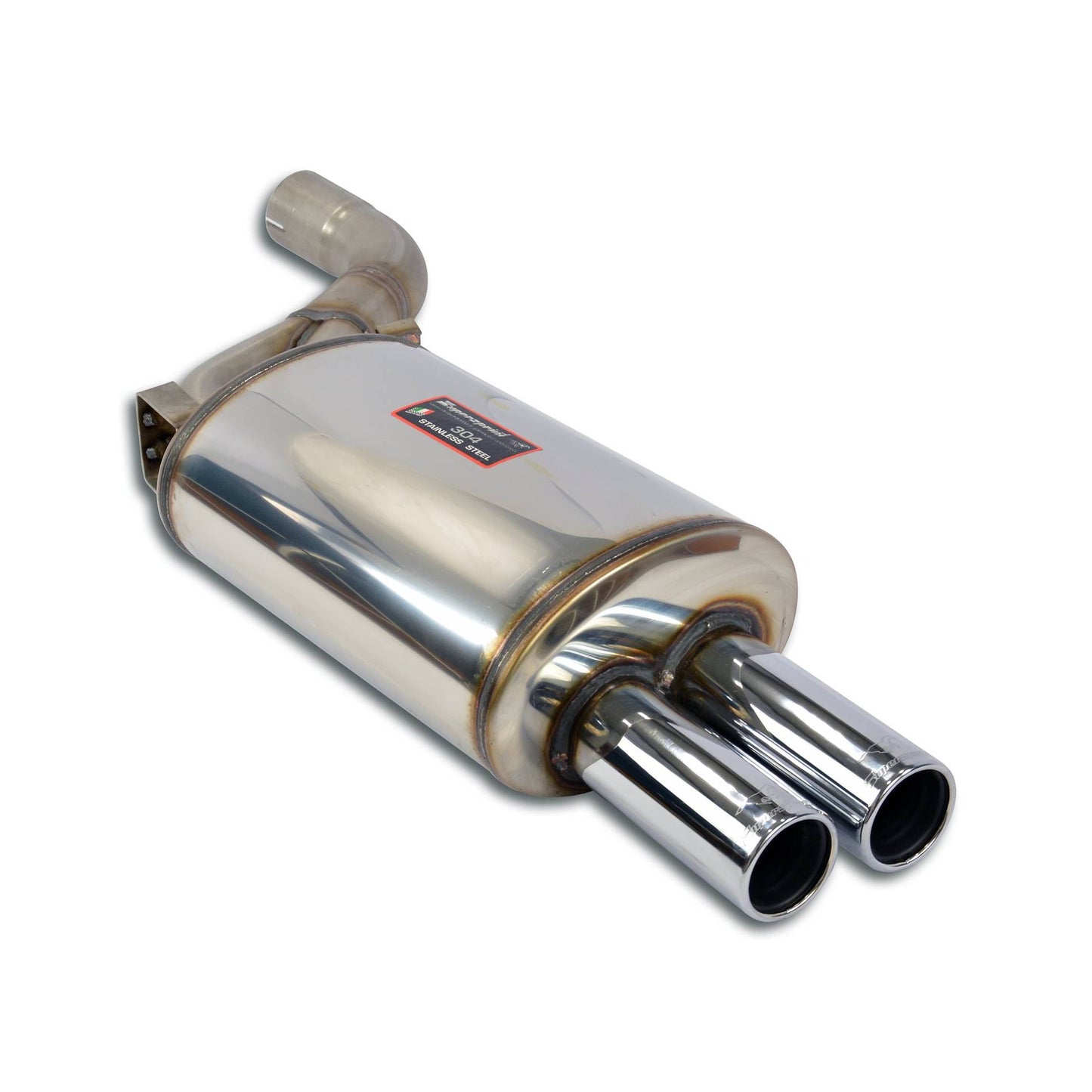 Supersprint BMW E39 Rear Exhaust Oo76(For M - Technik Kit, Double Exit)-Exhaust-Silicon Valley Bimmer