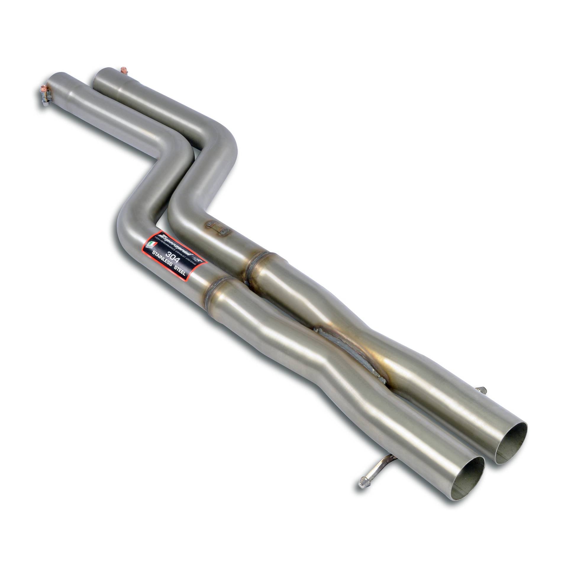 Supersprint BMW E46 Front Section Right - Left + "X-Pipe"-Exhaust-Silicon Valley Bimmer
