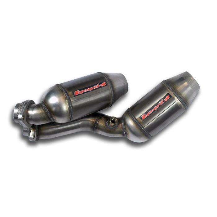 Supersprint BMW E46 M3 Metallic Catalytic Converter Hjs, 100Cpsi Kit For Oem Headers(Weld On Connection)-Exhaust-Silicon Valley Bimmer