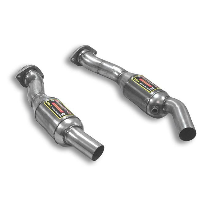 Supersprint BMW E70 X5 Front Pipe With Metallic Catalytic Converter Right + Left-Exhaust-Silicon Valley Bimmer