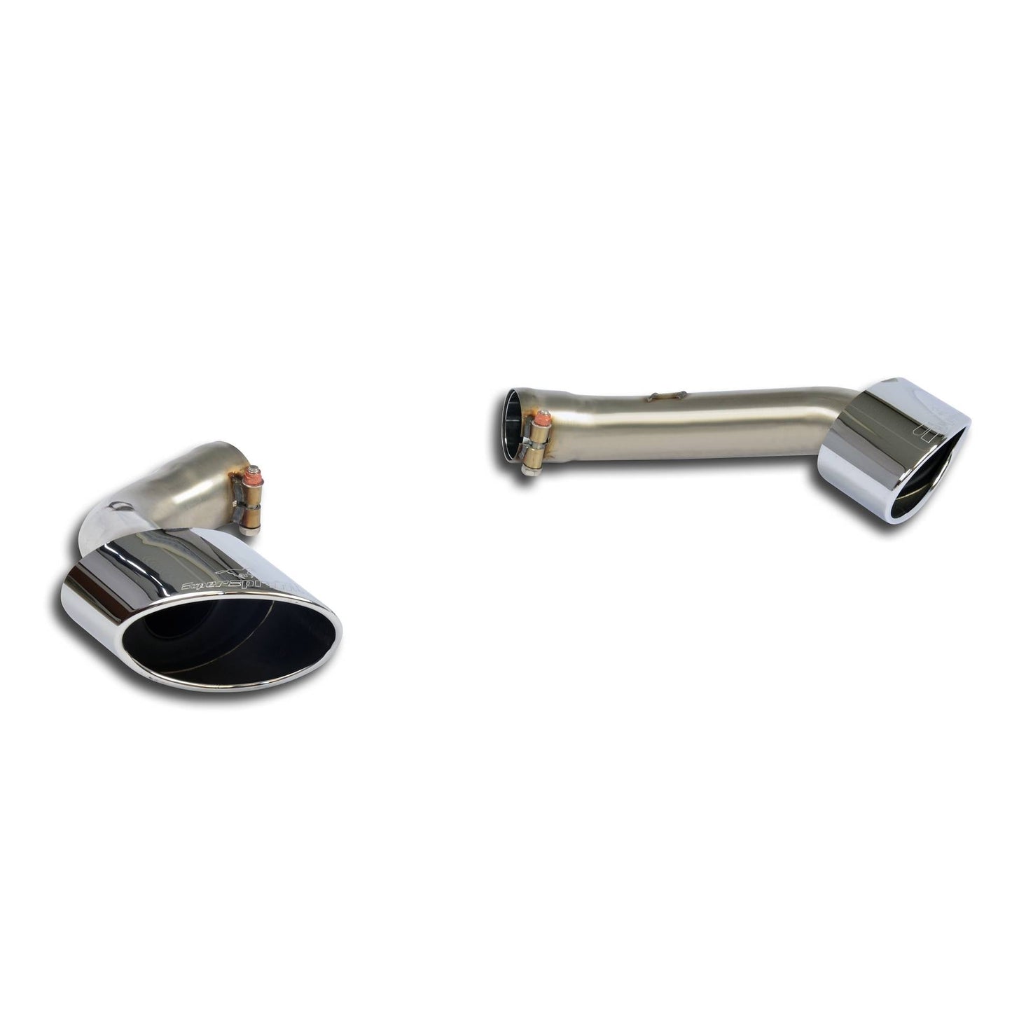 Supersprint BMW E71 / E72 X6 Endpipe Kit 150X105 Right - Left(For Oem Rear Bumper)-Exhaust-Silicon Valley Bimmer