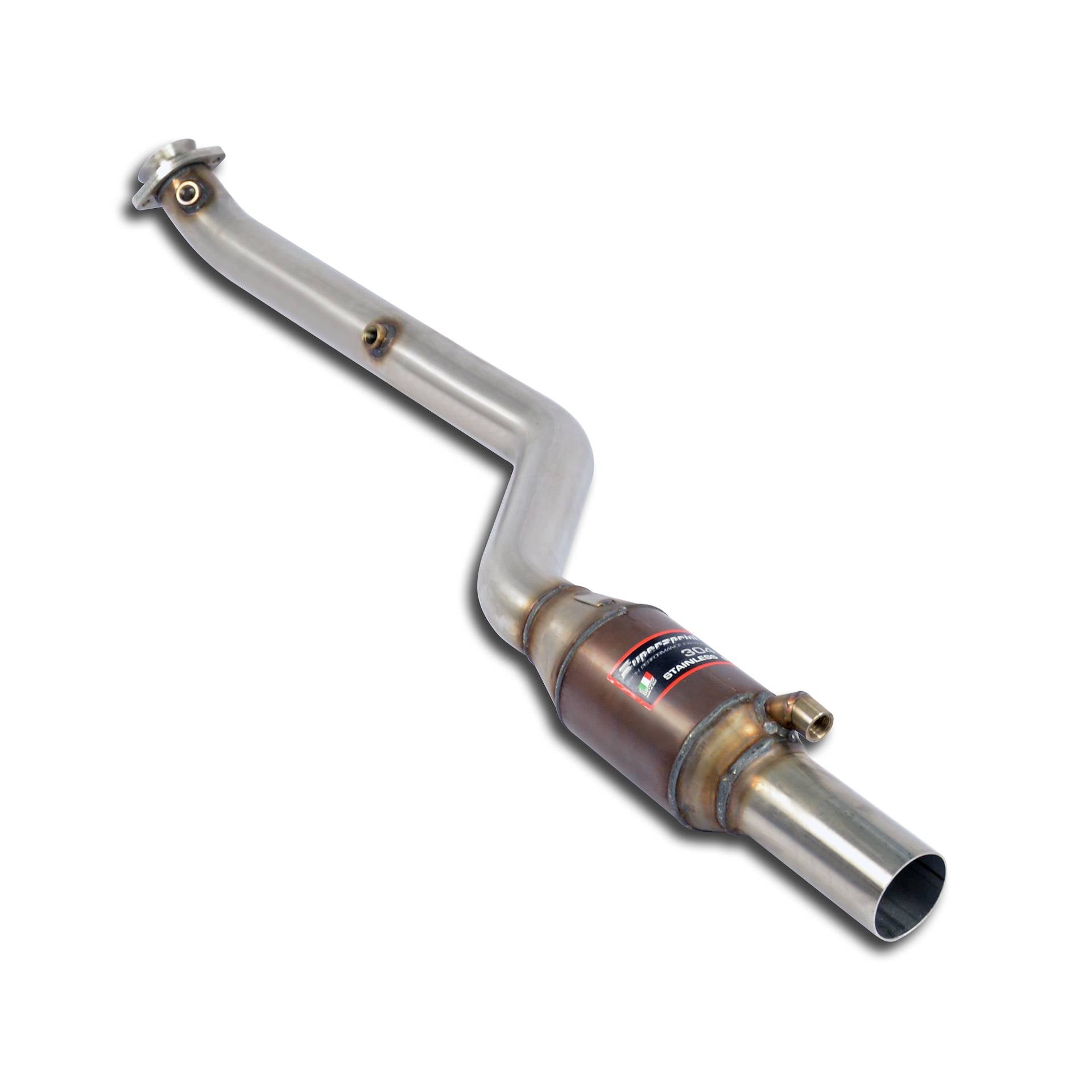 Supersprint BMW E9X M3 Front Pipe Right With Metallic Catalytic Converter-Exhaust-Silicon Valley Bimmer
