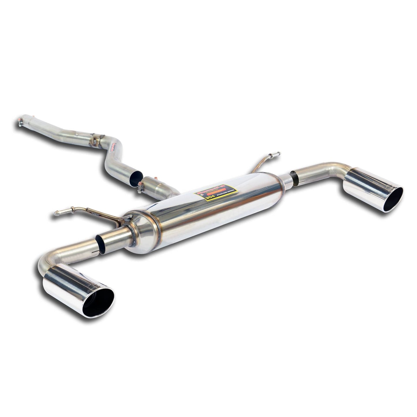 Supersprint BMW F20 / F21 -> 2015 Connecting Pipe + Rear Exhaust Right O90 - Left O90-Exhaust-Silicon Valley Bimmer