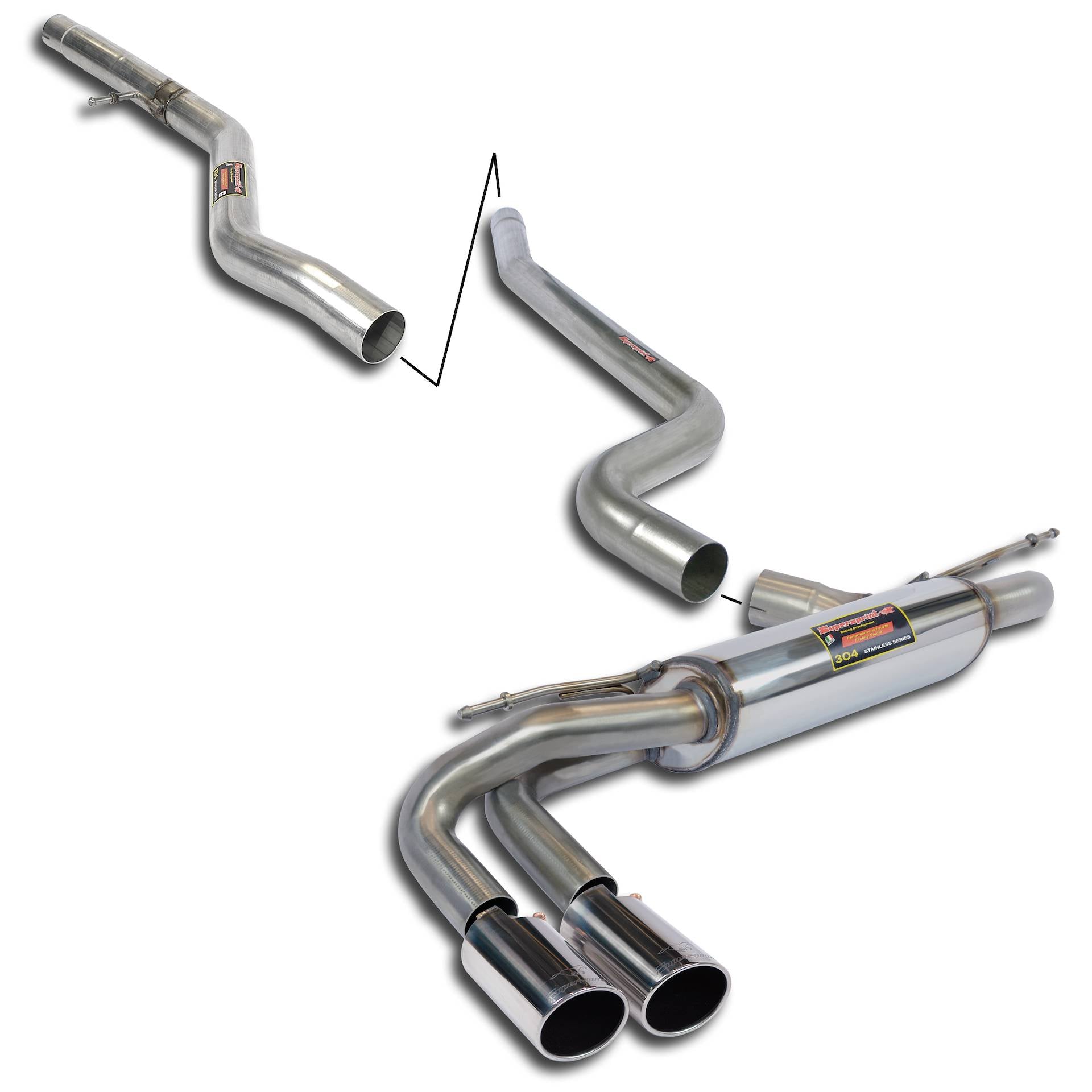Supersprint BMW F20 / F21 -> 2015 Sport&Sound Pack (Automatic Gearbox)-Exhaust-Silicon Valley Bimmer