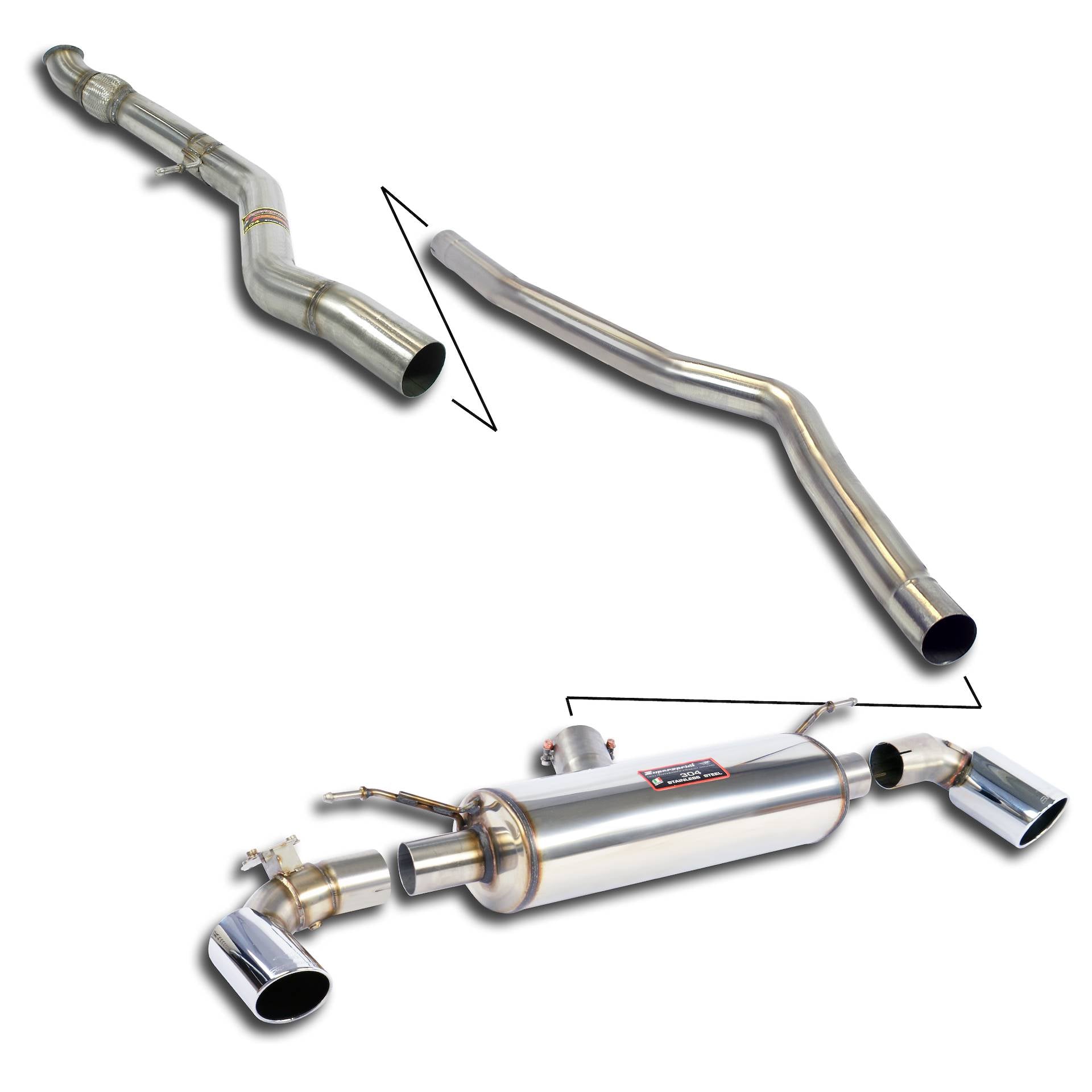 Supersprint BMW F20 / F21 -> 2015 Sport&Sound Pack With Valve-Exhaust-Silicon Valley Bimmer