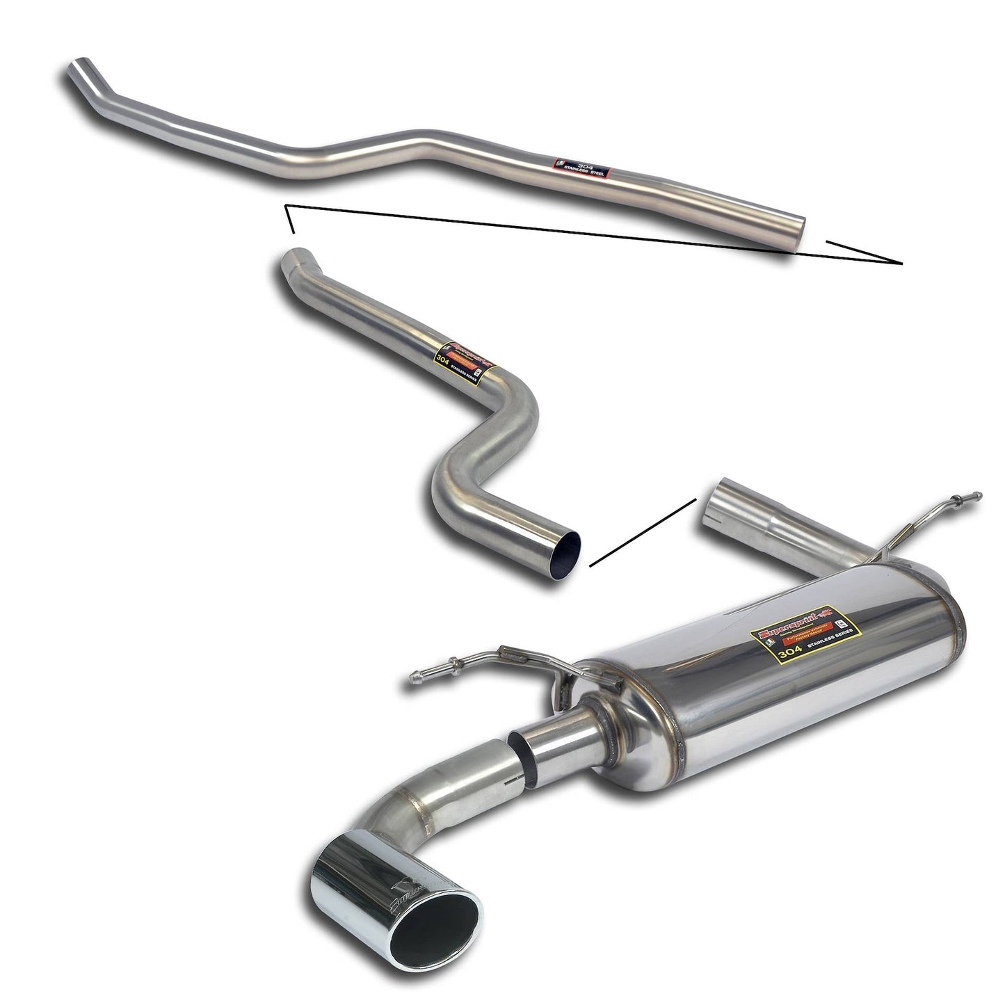 Supersprint BMW F20 / F21 -> 2015 Sport&Sound Pack-Exhaust-Silicon Valley Bimmer
