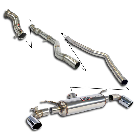 Supersprint BMW F20 / F21 -> 2015 Track Performance Pack With Valve (Models Until 07/2013)-Exhaust-Silicon Valley Bimmer