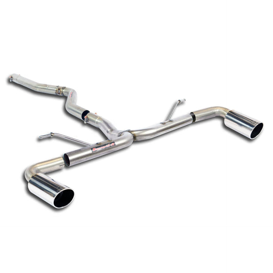 Supersprint BMW F20 / F21 LCI 2014 -> Connecting Pipe + Rear Pipe Right O90 - Left O90(Muffler Delete)-Exhaust-Silicon Valley Bimmer